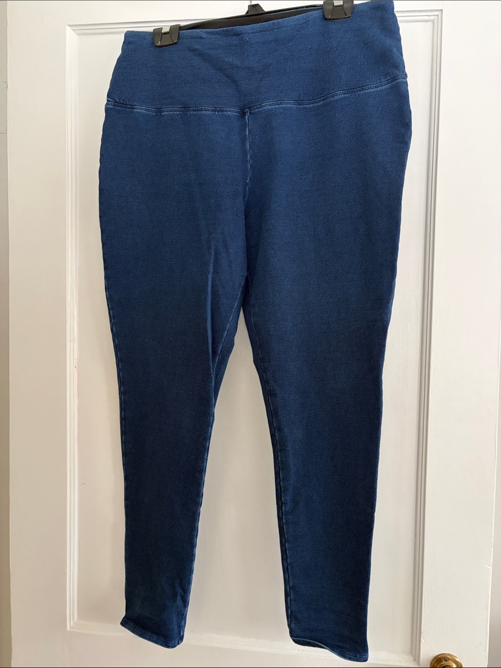 Jones New York Women’s High-Waist Dark Wash Leggings, XL